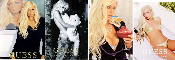 Paris Hilton pro Guess