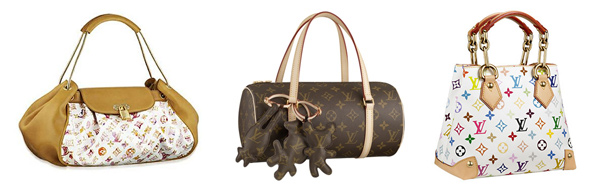 Ukázka kabelek z díly Louis Vuitton