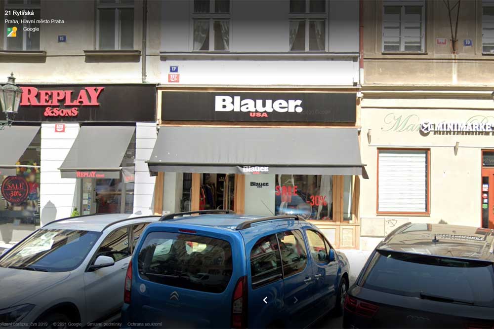 Blauer obchod Praha